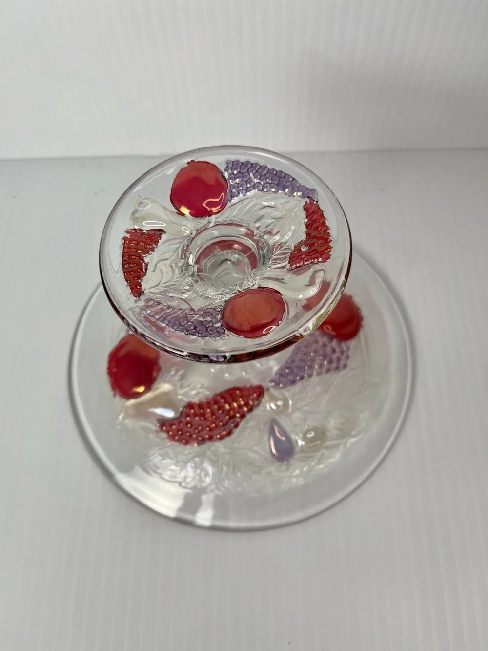 Vintage Westmoreland Della Robbia Compote/Footed Mint Dish